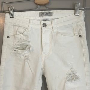 Judy Blue White distressed jeans